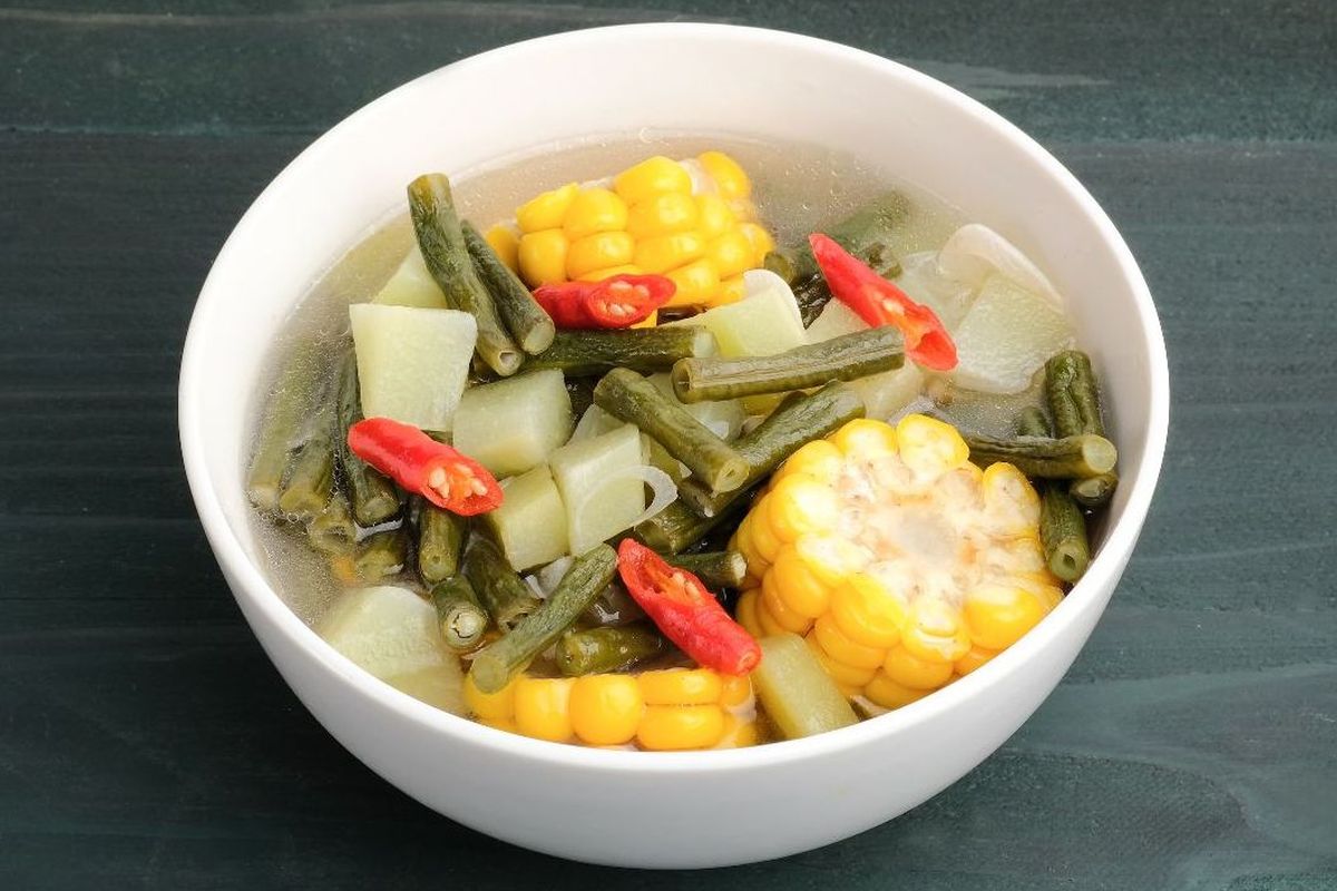 Sayur Asem, bumbu sayur asem, resep sayur asem, sayur asem bumbu iris, masak sayur asem, membuat sayur asem, sayur asem kuah bening, Cara Memasak Sayur Asem Bumbu Iris Kuah Bening, Praktis Tak Perlu Diuleg