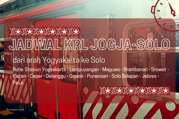 KRL Jogja-Solo, jadwal KRL Jogja-Solo, jadwal KRL, rute KRL Jogja-Solo, Jadwal KRL Jogja-Solo Hari Ini, 26 Agustus 2025, Cek Jam Keberangkatan Lengkap