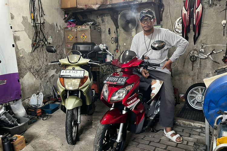 Yamaha nouvo, restorasi, Nouvo, tips motor, skutik lawas, Tantangan Pelihara Yamaha Nouvo, Partnya Bikin Kantong Jebol