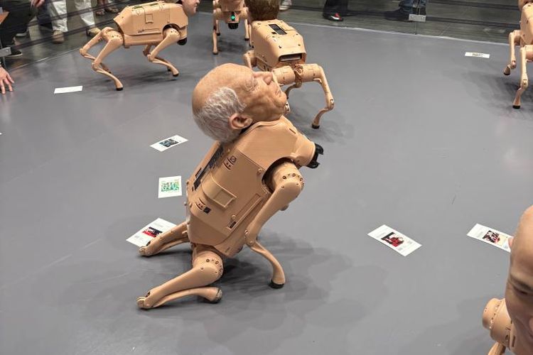 Beeple, robot anjing, Elon Musk, Mark Zuckerberg, Art Basel Miami, Robot Elon Musk dan Zuckerberg Laris Terjual, Harganya Miliaran
