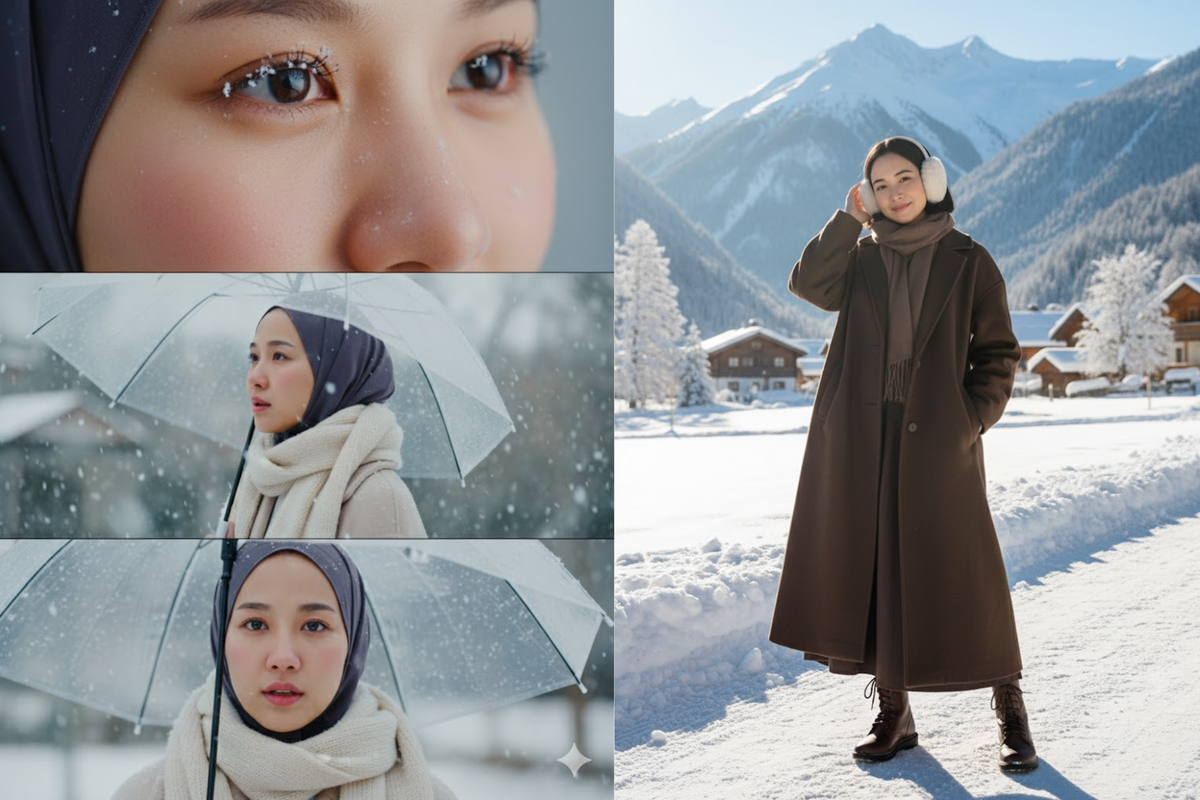 Gemini AI, prompt, foto AI, google gemini, Prompt, prompt keren, foto ai salju, prompt foto salju, 20 Prompt Gemini AI buat Foto di Suasana Salju yang Estetik