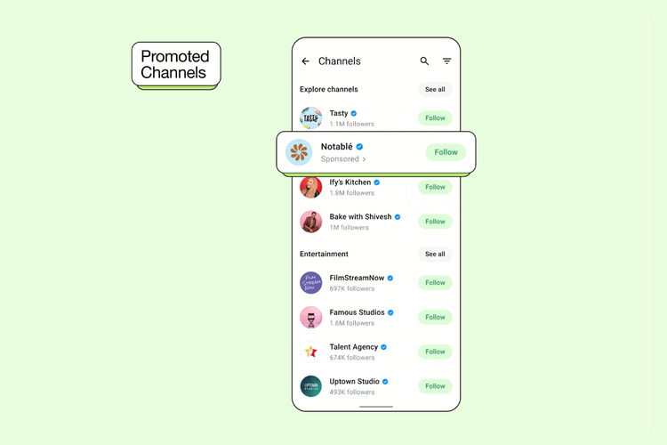 WhatsApp, WhatsApp Channel, pendapatan, fitur baru, Channel Subscriptions, bisnis, saluran WhatsApp, monetisasi, Promoted Channels, uang, fitur baru whatsapp, Cari Uang lewat WhatsApp Channel? Sekarang Bisa dengan Dua Fitur Ini