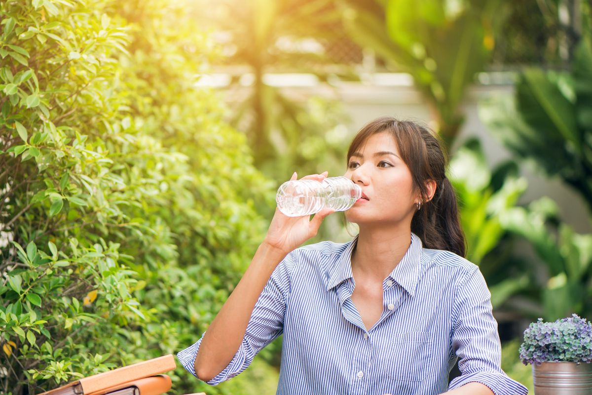 musim kemarau, dehidrasi, 5 Minuman untuk Cegah Dehidrasi Tubuh Saat Musim Kemarau, 1. Air kelapa, 2. Kaldu, 3. Jus buah, 4. Smoothie