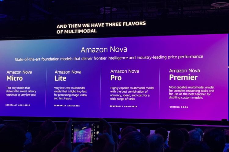 Amazon, Nova Premier, Artificial Intelligence, AI Nova Premier AWS, Amazon Nova Premier Meluncur, Model AI untuk Olah Teks, Gambar, dan Kode Sekaligus