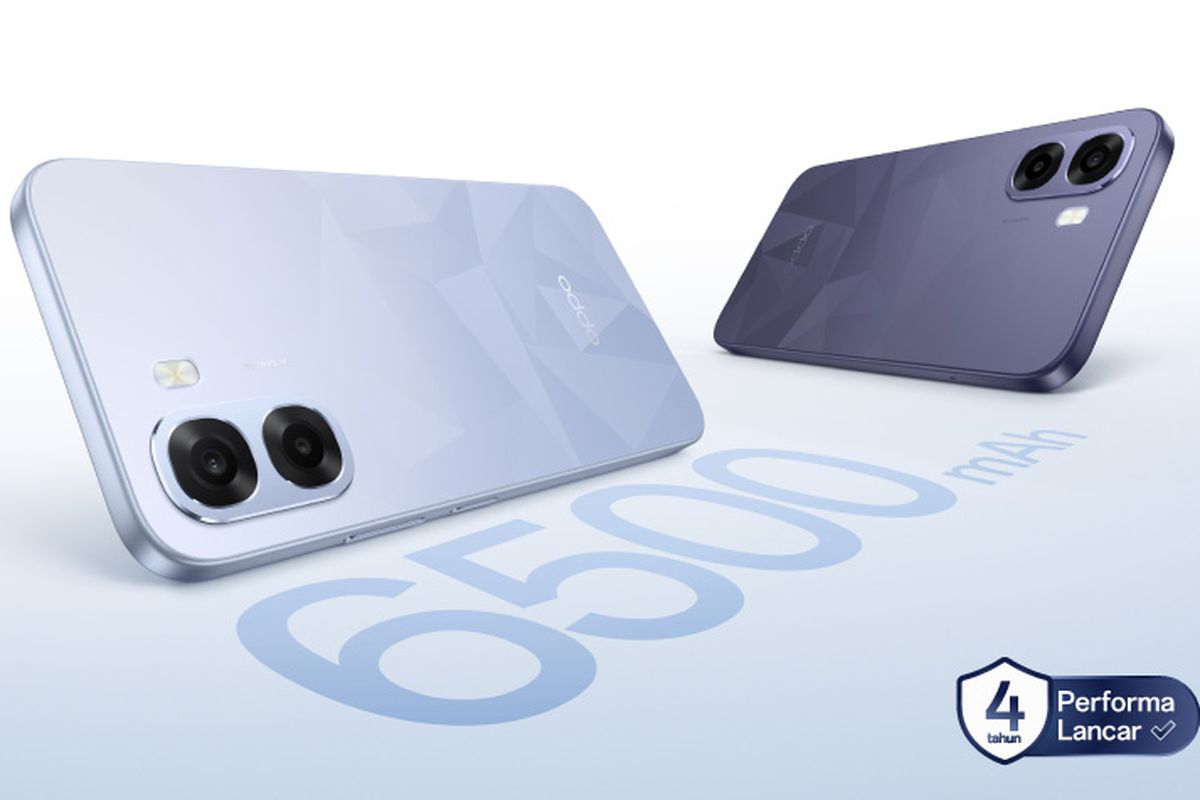 harga HP OPPO terbaru, Harga HP OPPO Hari Ini 2 Maret 2026, OPPO A6t 6500mAh Rp 1,9 Juta