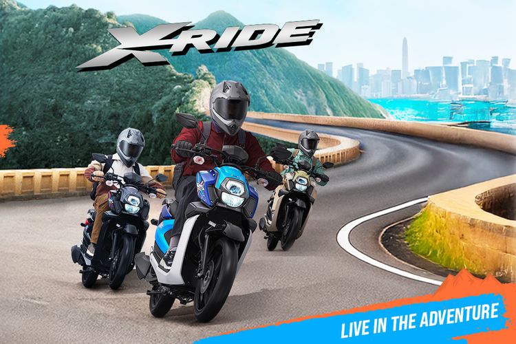 skutik petualang, X-Ride 125, Yamaha X-Ride, warna baru, skutik murah, Yamaha X-Ride 125 Dapat Warna Baru, Harga Rp 20 Jutaan