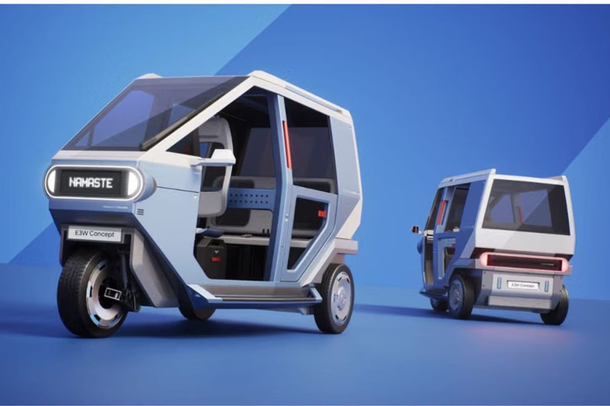 Hyundai, bajaj, Hyundai dan TVS Kerja Sama: Produksi Bajaj Listrik E3W