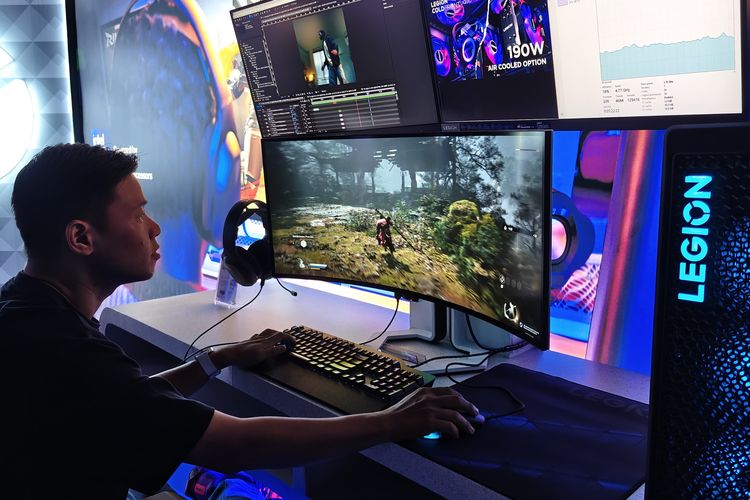 Lenovo, Monitor, Monitor Gaming, Lenovo Legion Pro 34 WD-10, Lenovo Legion R34w-30, Lenovo Rilis Dua Monitor Gaming 