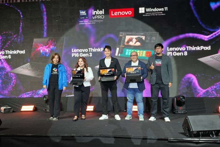 laptop workstation, Lenovo, Laptop Workstation, Laptop Workstation Lenovo ThinkPad P1 Gen 8 dan ThinkPad P14s Gen 6 Resmi di Indonesia