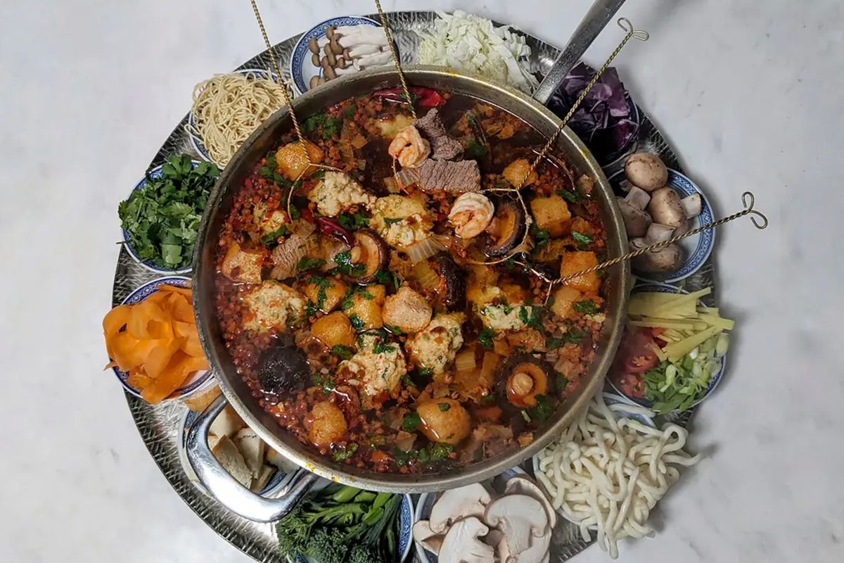 daging kambing, resep, Resep Sup Kambing Braised Goat Hot Pot, Kuah Kental dan Gurihnya Nagih