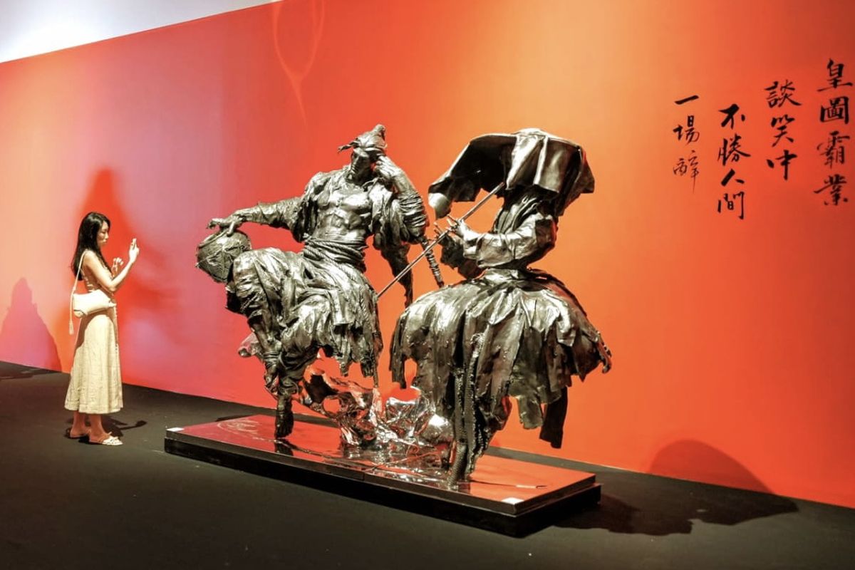 seni rupa, patung, Patung, Wisata, MOCA Singapura, Perupa Tiongkok Ren Zhe, MOCA Singapura Gelar Pameran Patung Seni Bela Diri Karya Perupa Ren Zhe