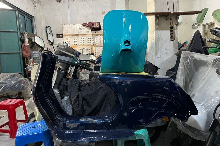 Vespa, Aphin Garage, restorasi Vespa, Bukan Mesin, Ini Komponen Paling Mahal Saat Restorasi Vespa Klasik