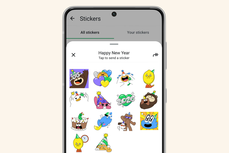 WhatsApp, Tahun Baru, Aplikasi, tahun baru 2026, 4 Fitur Baru WhatsApp Khusus Tahun Baru 2026, Cuma Tersedia Sementara, 1. Paket stiker 2026, 2. Efek di video call, 3. Stiker animasi di Status WA, 4. Reaksi animasi konfeti