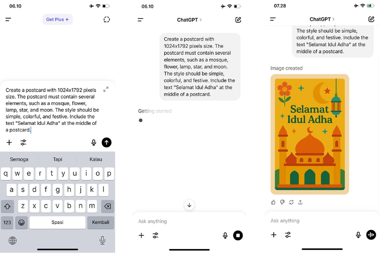 Idul Adha 2025, Idul Adha 1446 H, poster Idul Adha 2025, gambar ucapan Idul Adha 2025, ChatGPT, gambar Idul Adha 2025, chatGPT, idul adha 2025, Gambar ucapan Idul Adha 2025, Gambar Idul Adha 2025, Poster Idul Adha 2025, Cara Bikin Gambar Ucapan Idul Adha 2025 Otomatis via ChatGPT, Mudah