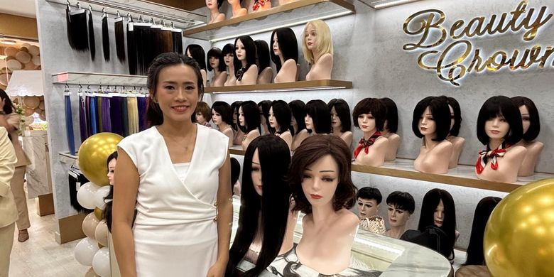 wig dari rambut asli, wig dari rambut manusia, hair clip, hair extention, Beri Tampilan Alami, Pesona Wig dari Rambut Asli Kian Diminati