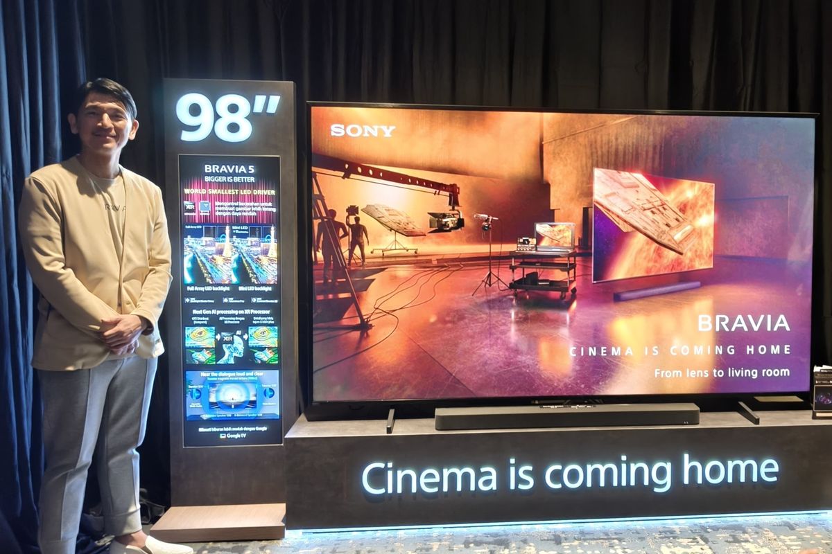 sony, Brivia, Bravia 5, Bravia 8 II, Bravia 2 II, Sony Boyong 3 Smart TV Baru ke Indonesia, Bravia 5, Bravia 8 II, dan Bravia 2 II, Sony Bravia 5, Sony Bravia 8 II, Sony Bravia 2 II, Harga smart TV Sony Bravia