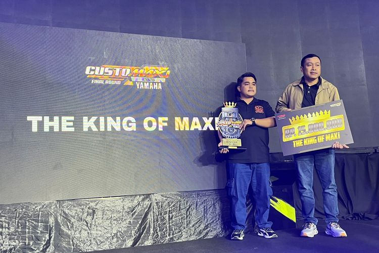 XMAX, modifikasi, CustoMAXI, Yamaha XMAX, King CustoMAXI 2025, Yamaha XMAX Hedon dengan Emblem Emas 18 Karat