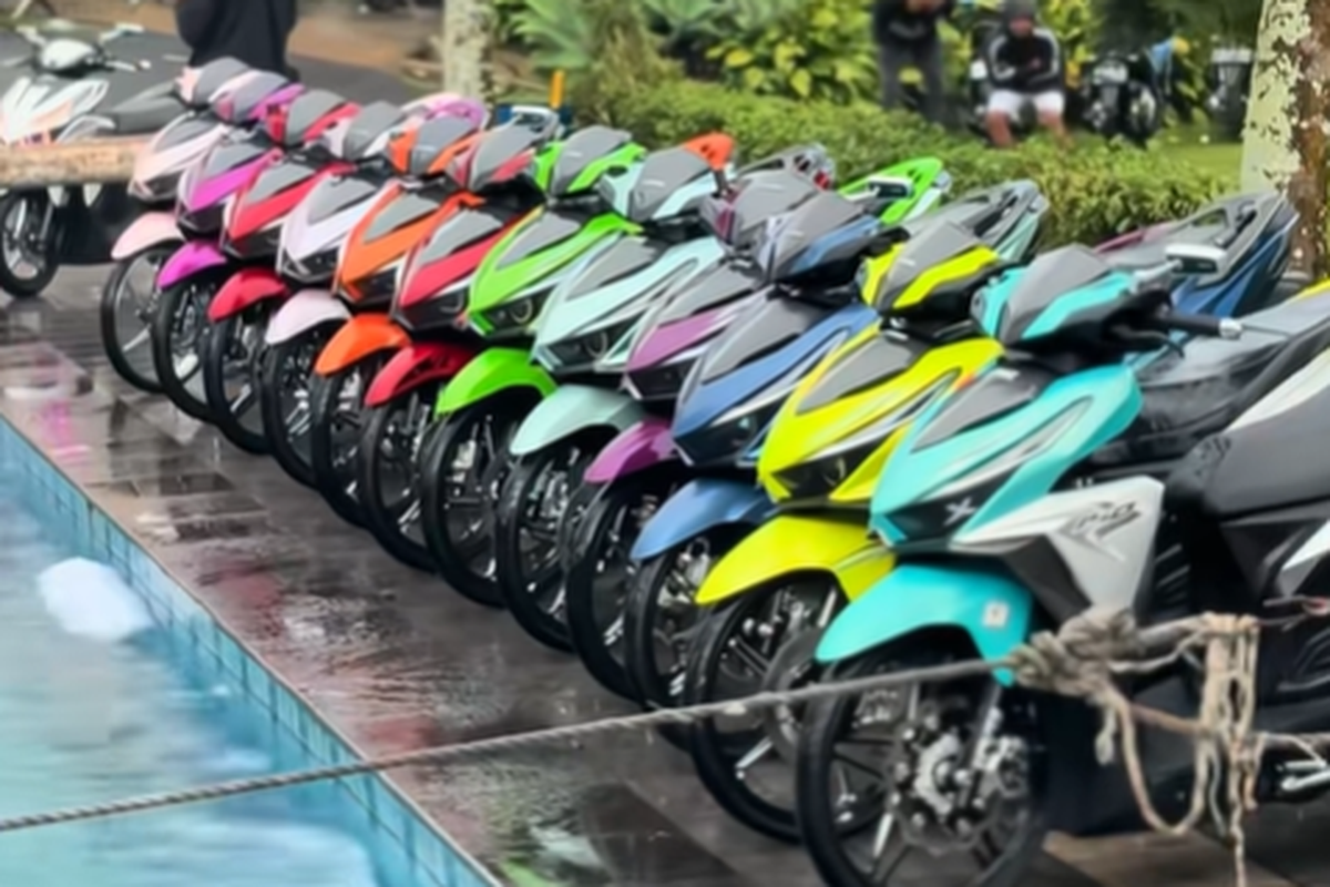 otomotif, modifikasi, vario, sepeda motor, viral, honda vario, modifikasi vario, Vario Kolam, Fenomena 