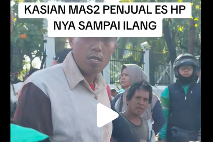 pencurian, viral, polisi, acab 1312, Viral, Video Polisi Tolak Bantu Cari HP Penjual Es Kopi yang Hilang: 