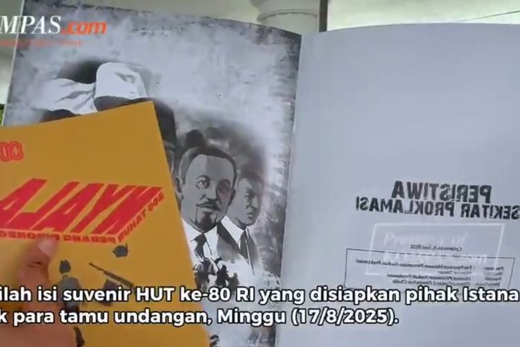 perayaan HUT RI, 17 Agustus 2025, hut ke 80 ri, perayaan HUT ke-80 RI, suvenir hut ke-80 ri, 11 Suvenir Eksklusif dari Istana Merdeka Saat HUT ke-80 RI, Ada Buku Prabowo, 1. Topi “RI-80”, 2. Kaos hitam putih, 3. Tumbler, 4. Pouch kanvas, 5. Kipas batik, 6. Majalah "Peristiwa Sekitar Proklamasi", 7. Handuk kecil, 9. Majalah Kerja Presiden Prabowo, 10. Buku foto “Rekam Jejak Sang Patriot”, 11. Payung