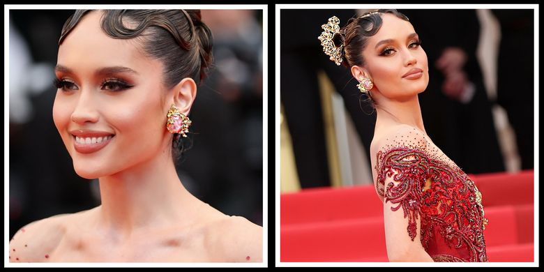 Cinta Laura, kebaya, Intan Avantie, Cannes Film Festival, Kebaya, batik Pekalongan, Tulola Jewelry, Bubah Alfian, Yoland Handoko, batik pekalongan, kebaya modern, cannes film festival 2025, intan avantie, yoland handoko, fashion cinta laura, cinta laura cannes film festival, cinta laura di cannes film festival, Hadiri Cannes 2025, Cinta Laura Bergaya Pakai Kebaya Karya Intan Avantie