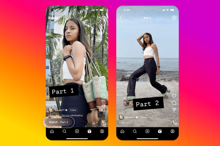 instagram, kreator, Reels, IG Reels, fitur Link, series di Reels, akun IG, Instagram Rilis Fitur Link di Reels, Kreator Bisa Bikin Serial Konten