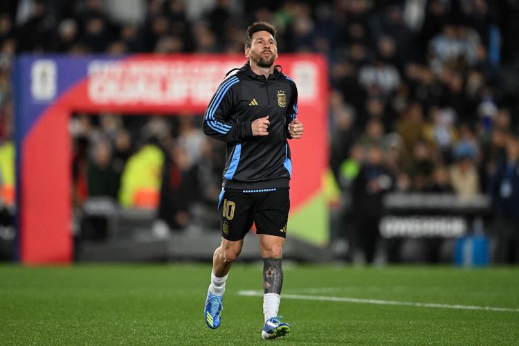 Lionel Messi, Timnas Argentina, Argentina vs Venezuela, Kualifikasi Piala Dunia 2026, Messi Pamit dengan Brace, Pemain Timnas Argentina Beri Pesan Emosional