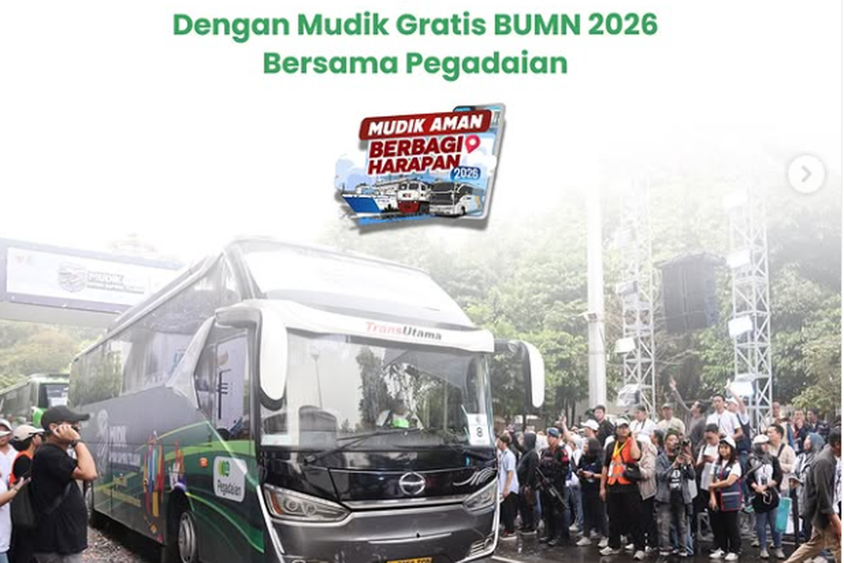 Mudik Gratis, Mudik Gratis Pegadaian 2026, Mudik Gratis Pegadaian 2026 Kanwil Jateng dan DIY Dibuka: Cek 5 Rute, Jadwal, dan Syaratnya, Jadwal pendaftaran Mudik Gratis Pegadaian 2026, Daftar rute tujuan, Syarat dan ketentuan peserta, Lokasi pendaftaran