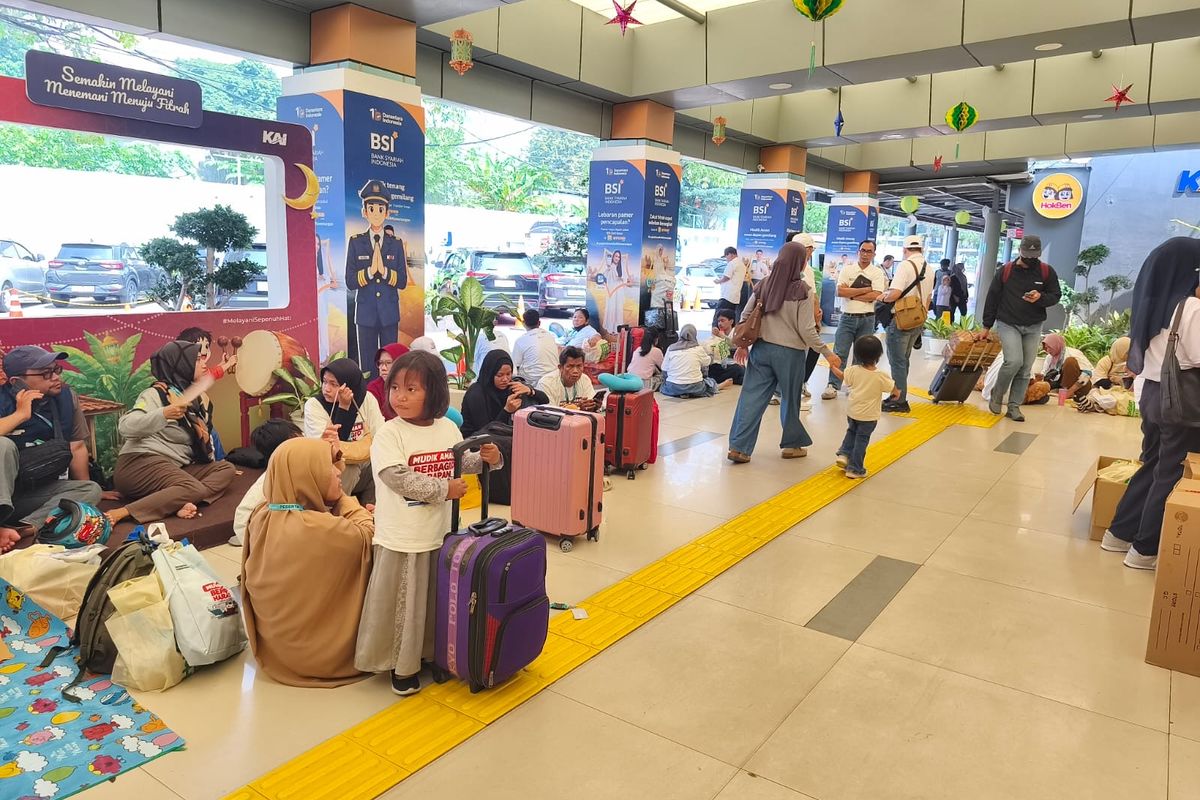 Pasar Senen, Stasiun Pasar Senen, Puncak Arus Balik Lebaran 2026 di Jakarta Diprediksi Jatuh pada 24 Maret