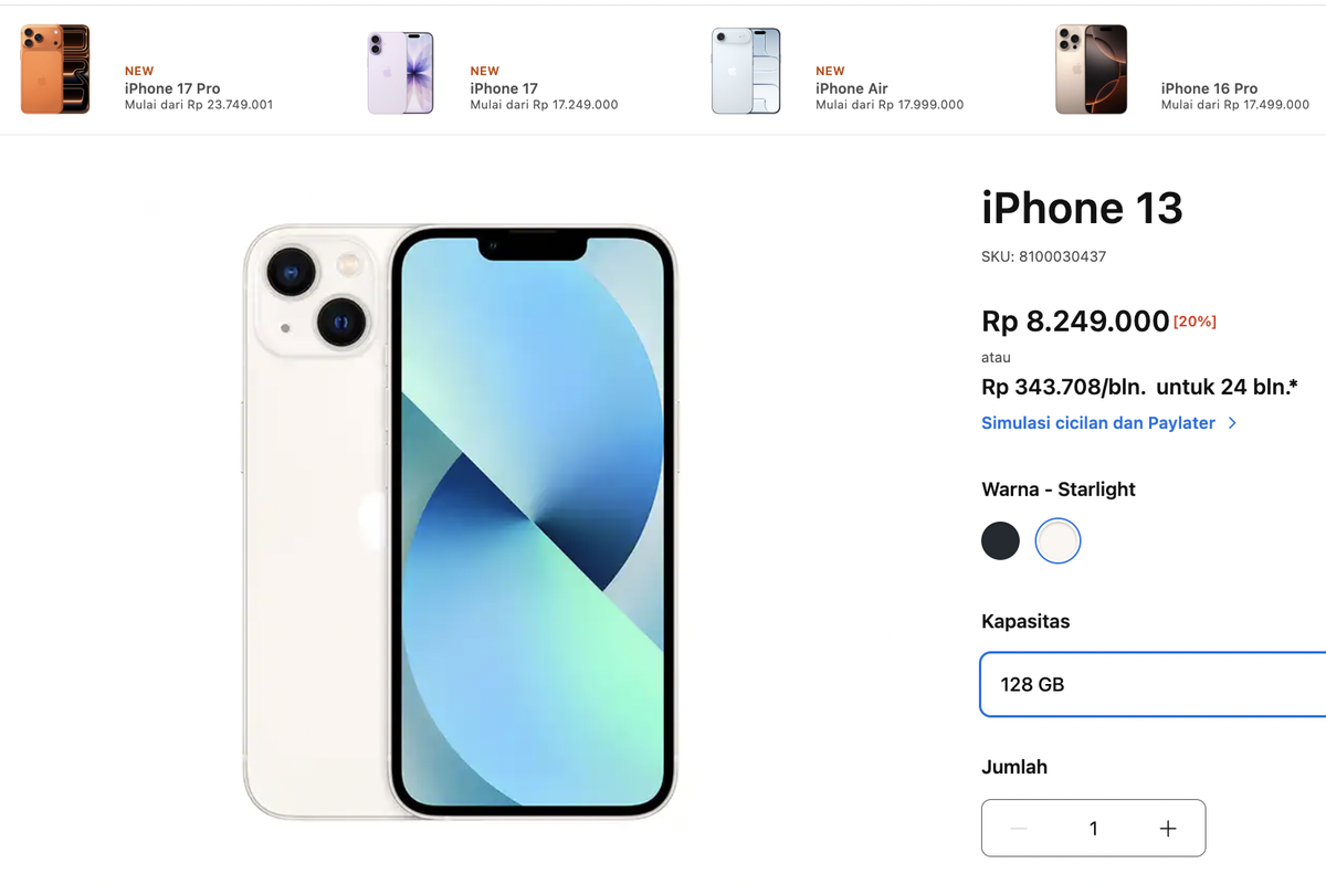 harga iPhone, harga iPhone terbaru, Update Harga iPhone Hari Ini 6 Januari 2026, iPhone 13 Hanya Rp 8,2 Juta, Harga iPhone 17 series dan iPhone Air, Harga iPhone 16 Series, Harga iPhone 13, 14, dan 15 series, Cara beli iPhone di iBox secara online