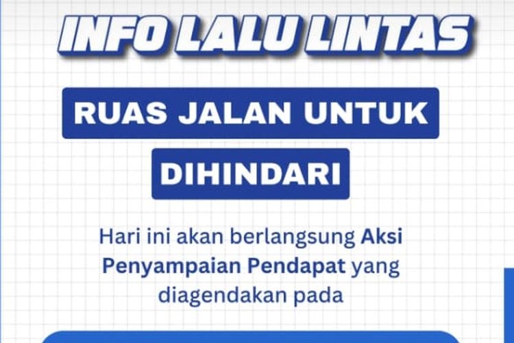 Dishub DKI, lalu lintas, Ada Aksi Unjuk Rasa di Gambir dan DPR Siang Ini, Potensi Macet