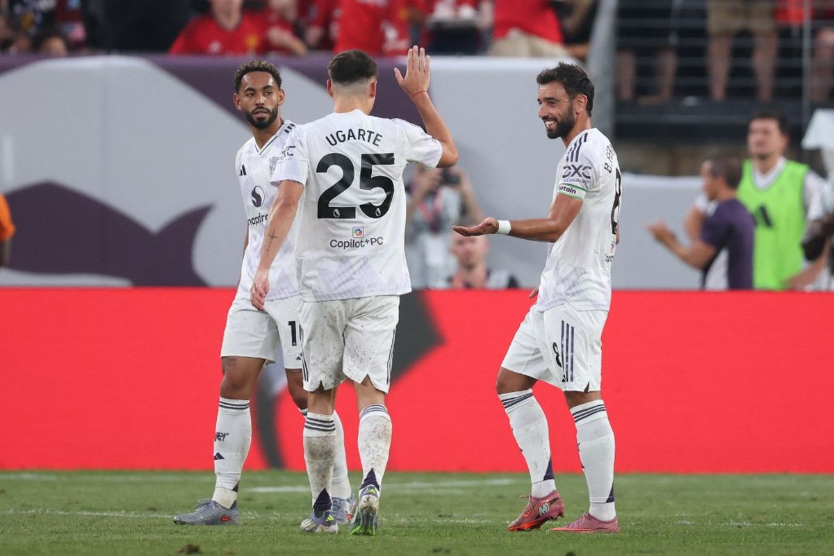 Manchester United, Premier League, Man United vs West Ham, Bruno Fernandes, Liga Inggris, Hasil Man United Vs West Ham 2-1: Cunha Starter, Bruno Brace, Setan Merah Menang