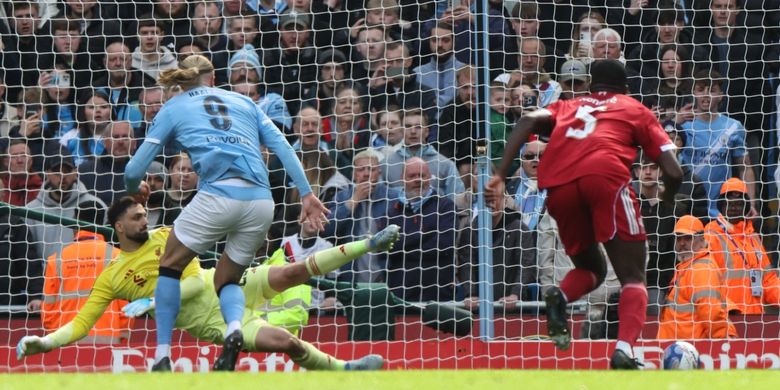 Piala FA, Man City, Liverpool, Man City vs Liverpool, Erling Haaland, Antoine Semenyo, Cetak Hattrick ke Gawang Liverpool, Erling Halaand: Menyenangkan!