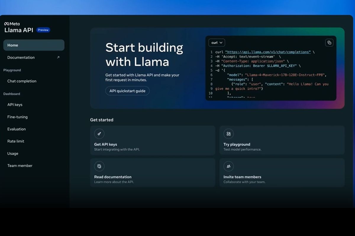 Meta, Llama, model AI, LLama, meta, Pengembang Aplikasi Kini Bisa Pakai AI Llama Meta untuk Bikin Agen AI