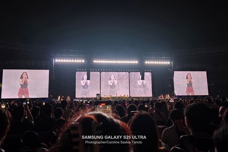 HP Konser, Samsung, Blackpink, Samsung S25 Ultra, hasil foto, Samsung Galaxy S25 Ultra, BLACKPINK, foto konser, Jauh dari Panggung Blackpink, Begini Hasil Zoom Samsung S25 Ultra di GBK