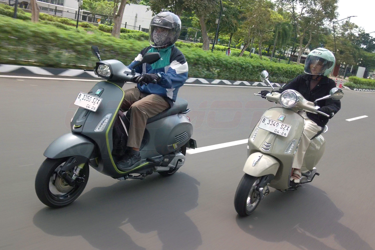 Pertamax, Vespa Sprint, Pertamax Green, Vespa Primavera, harga Pertamax, Vespa GTS Super Tech, Harga Pertamax Green Naik, Hitung Biaya Full Tank Vespa