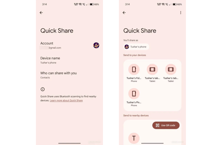 Android, Google, Smartphone, Samsung, Quick Share, One UI 8, Google Rilis Fitur dan Tampilan Baru Quick Share, Mirip One UI 8 Samsung