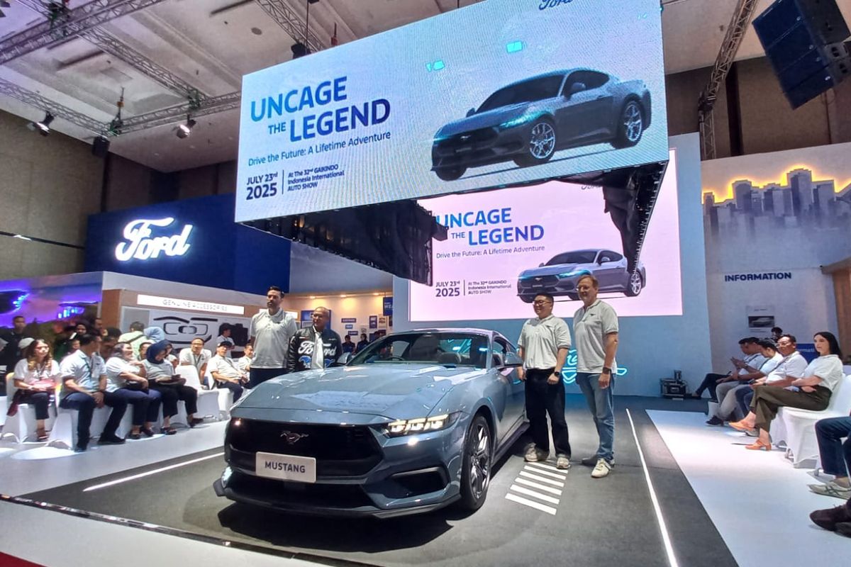 RMA Indonesia, Ford, Mustang, Gaikindo Indonesia International Auto Show, GIIAS, GIIAS 2025, mustang, Ford Mustang Meluncur di GIIAS 2025, Harga Rp 1,9 Miliaran