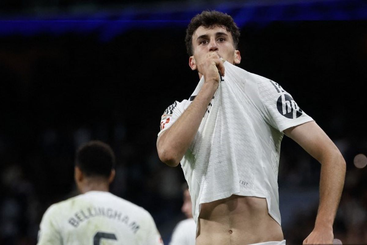 Real Madrid, Mallorca, Real Madrid Vs Mallorca, Liga Spanyol, Real Madrid vs Mallorca, Hasil Real Madrid Vs Mallorca 2-1, Gol Larut Tunda Pesta Barcelona