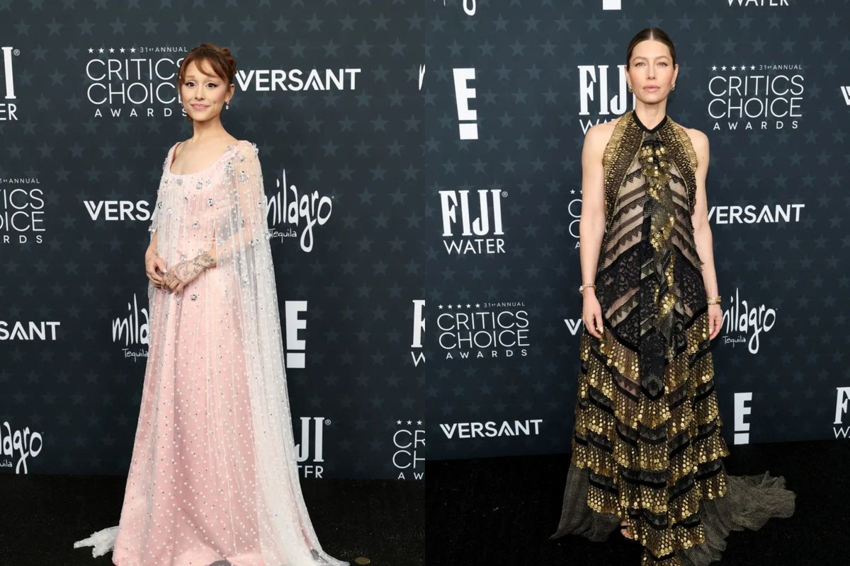 Critics Choice Awards, Ariana Grande, Elle Fanning, Mia Goth, Amanda Seyfried, 11 Artis dengan Busana Terbaik di Critics Choice Awards 2026, Ariana Grande, Elle Fanning, Mia Goth, Amanda Seyfried, Amy Madigan, Alicia Silverstone, Leighton Meester, Ego Nwodim, Wunmi Mosaku, Odessa A'zion, Jessica Biel