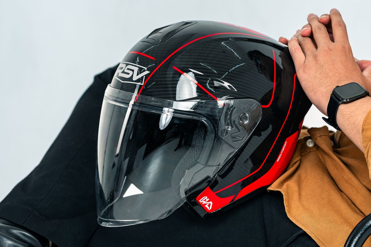 helm open face, Pilihan helm open face, helm RSV Windbreaker, Pilihan Helm SNI yang Cocok untuk Harian