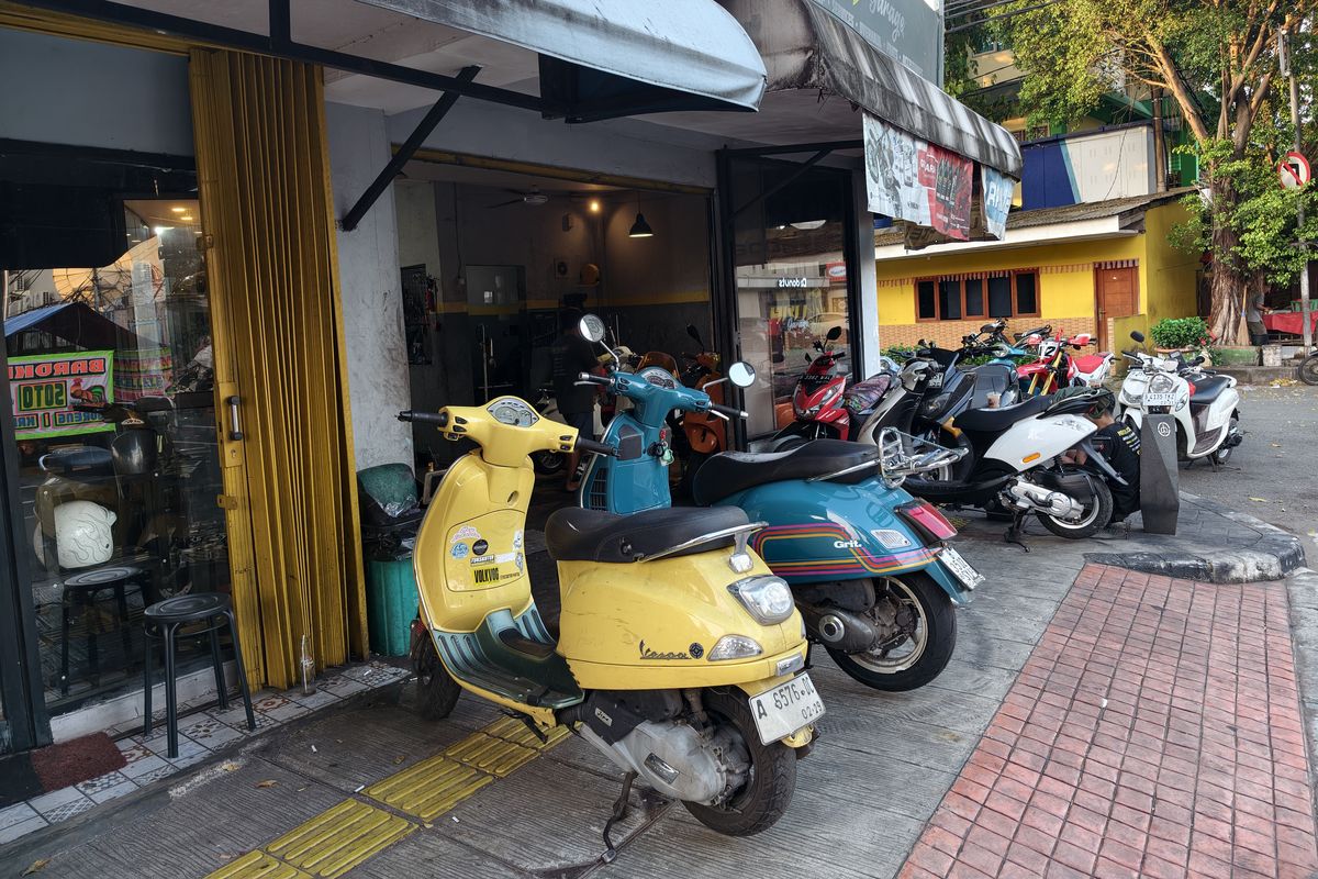 Vespa matik, servis Vespa, Periode Servis Vespa Matik untuk Harian: 2.000 Km atau 2 Bulan Sekali