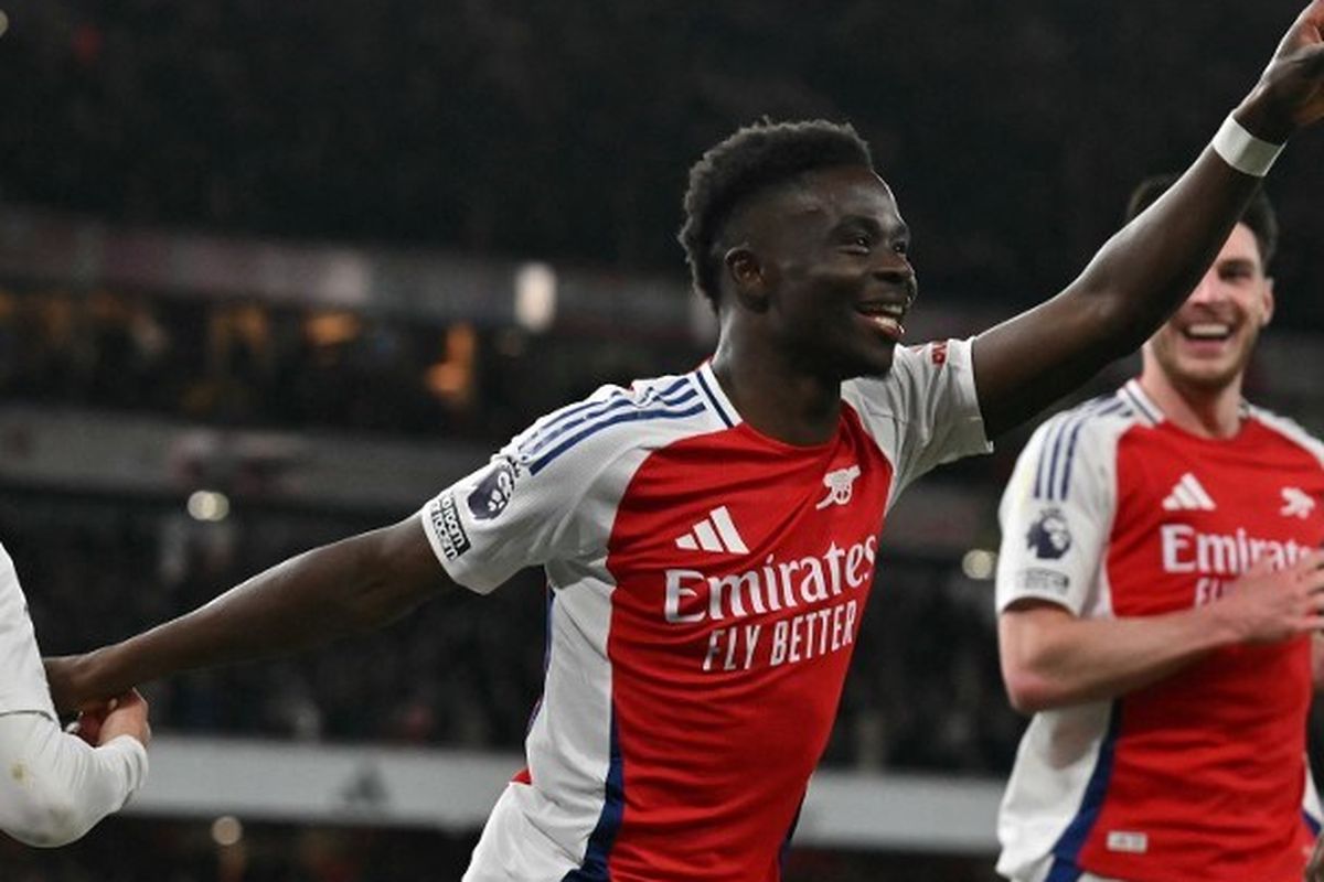 Bukayo Saka, Arsenal, Mikel Arteta, Bukayo Saka Sepakati Kontrak Baru di Arsenal, Catat Gaji Tertinggi di Klub