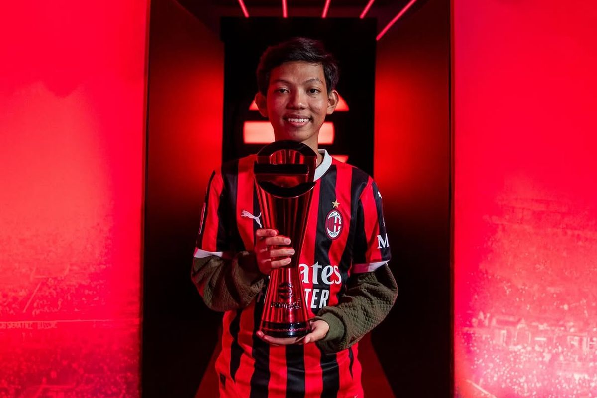 e-sports, Huda, AC Milan, eFootball, eFootball Championship 2025, huda, efootball championship 2025, Atlet E-sports Indonesia Jadi Wakil AC Milan di Turnamen eFootball Dunia