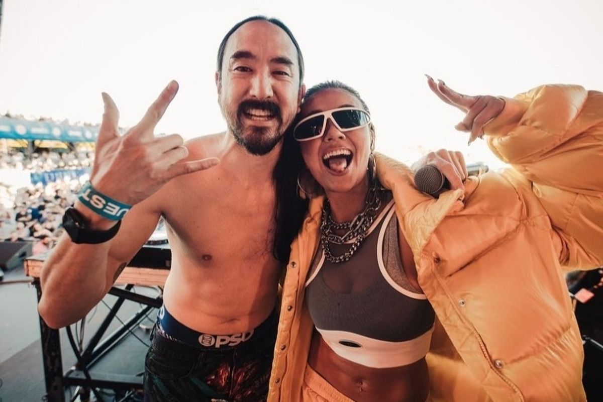 Steve Aoki, aura farming, Pacu Jalur, Aura farming, Aura Farming, Anak Coki, Rayyan Arkan Dikha, Steve Aoki Tiru Gerakan Aura Farming Bocah Pacu Jalur Asal Riau di Festival Musik Dunia