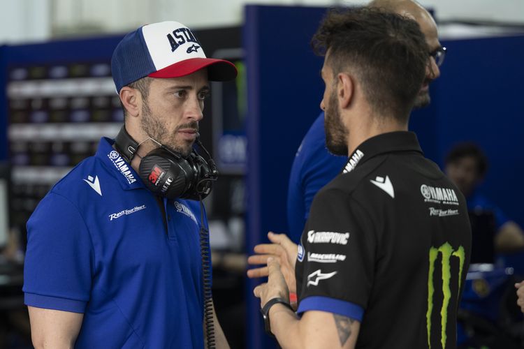 Andrea Dovizioso, MotoGP, pebalap tes, Yamaha Motor Racing, Pebalap Tes, Sirkuit Mugello, motogp 2025, MotoGP Italia 2025, Andrea Dovizioso Resmi Jadi Pebalap Tes Yamaha