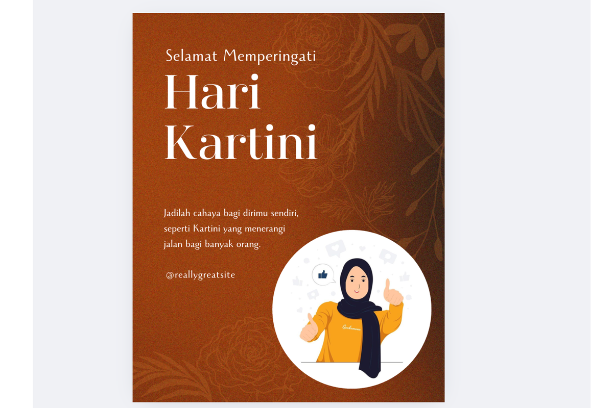 Hari Kartini, Twibbon Hari Kartini, link download Twibbon, twibbon hari kartini, hari kartini, link download twibbon, Hari Kartini 2025, 50 Link Twibbon Hari Kartini untuk Rayakan Emansipasi Wanita