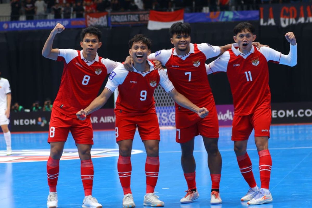 Timnas Futsal Indonesia, Piala Asia Futsal, Timnas Futsal Indonesia vs Kirgistan, Piala Asia Futsal 2026, Hasil Timnas Futsal Indonesia Vs Kirgistan 5-3: Skuad Garuda ke 8 Besar Piala Asia Futsal 2026