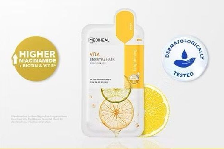 sheet mask, rekomendasi sheet mask mencerahkan, sheet mask untuk kulit cerah, sheet mask glowing skin, sheet mask kulit kusam, sheet mask untuk kulit kusam dan kering, 7 Rekomendasi Sheet Mask Mencerahkan untuk Wajah Glowing Saat Lebaran, 1. Emina bright stuff essence sheet mask, 2. Pond's instabright tone up milk sheet mask , 4. MEDIHEAL vita essential mask, 5. Innisfree Active Mask, 6. NATURE REPUBLIC good skin collagen mask sheet, 7. Garnier Serum Mask Bright Complete 