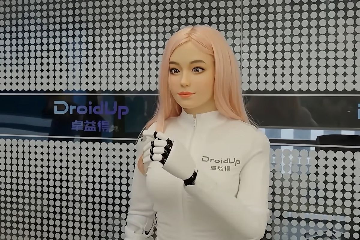 robot, robot humanoid, China Bikin Robot Berwajah Cantik, Sangat Mirip Manusia